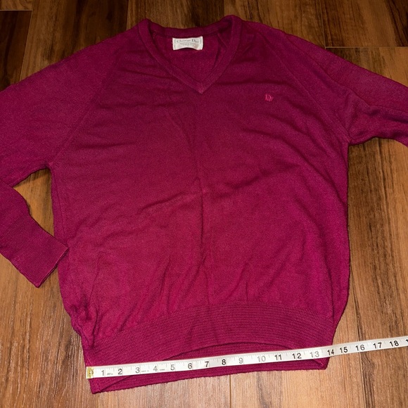 Vintage Christian Dior Vneck - Picture 14 of 15